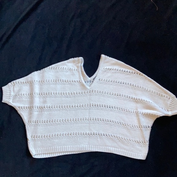 Express Sweaters - Express size M crochet cropped sweater
